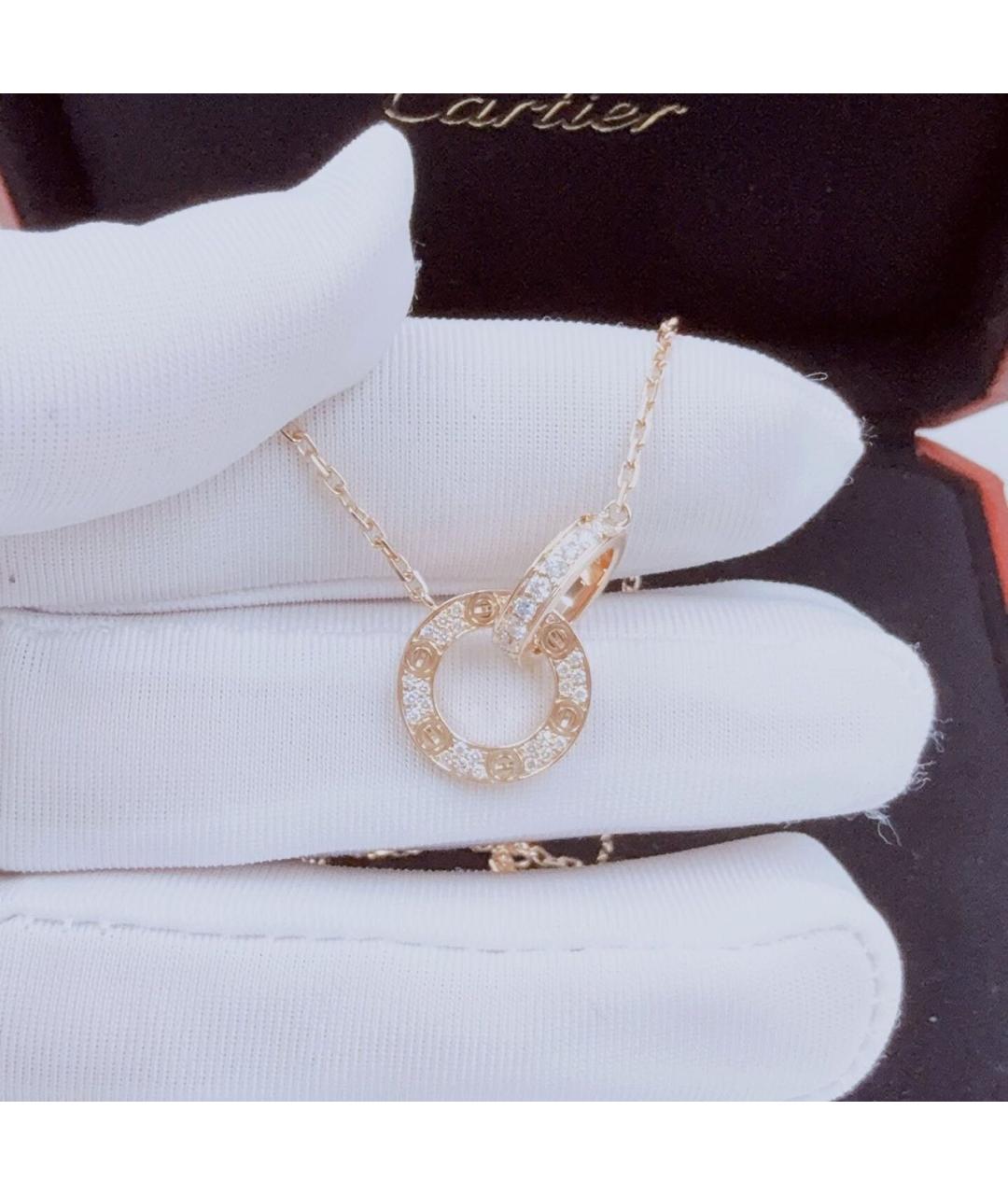 CARTIER Розовое колье из розового золота, фото 3