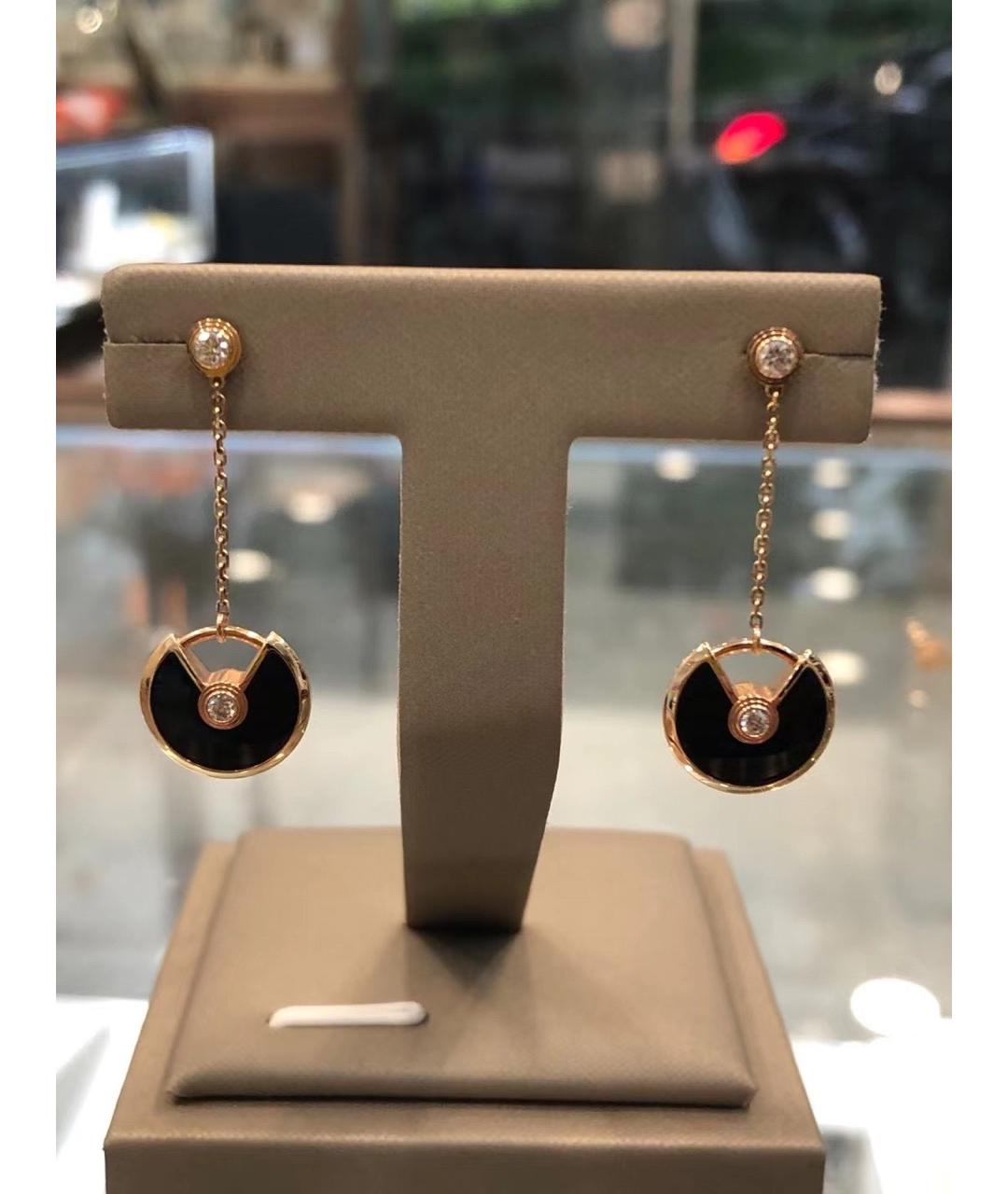 CARTIER Золотые серьги из розового золота, фото 4