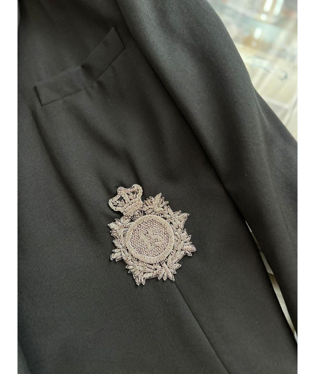 BALMAIN Черный шерстяной жилет, фото 5