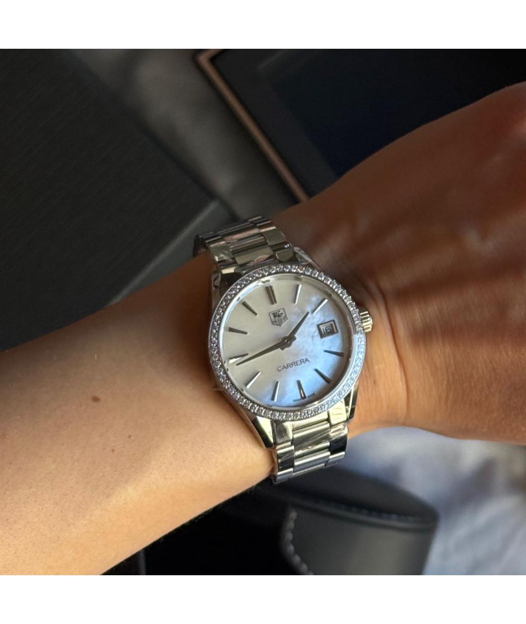 TAG HEUER Серебряные часы, фото 8