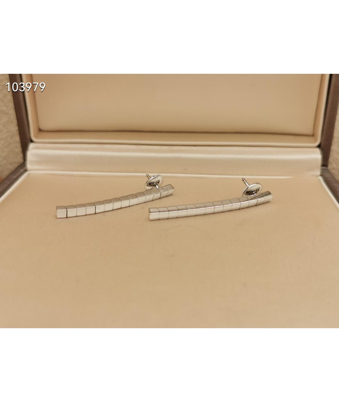 CARTIER Серебряные серьги из белого золота, фото 3