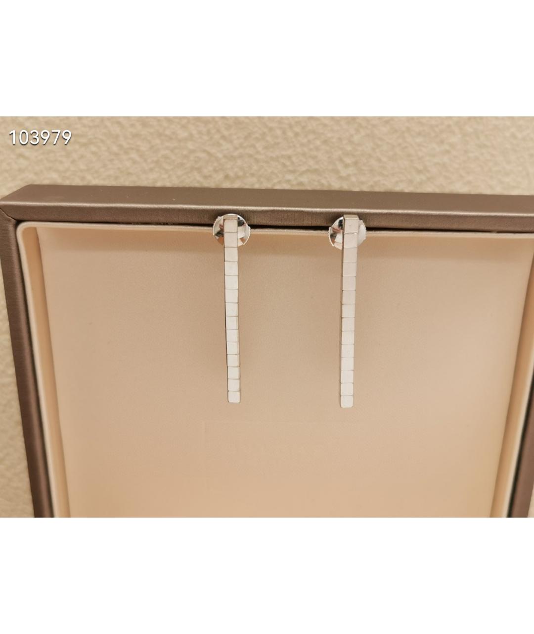 CARTIER Серебряные серьги из белого золота, фото 2