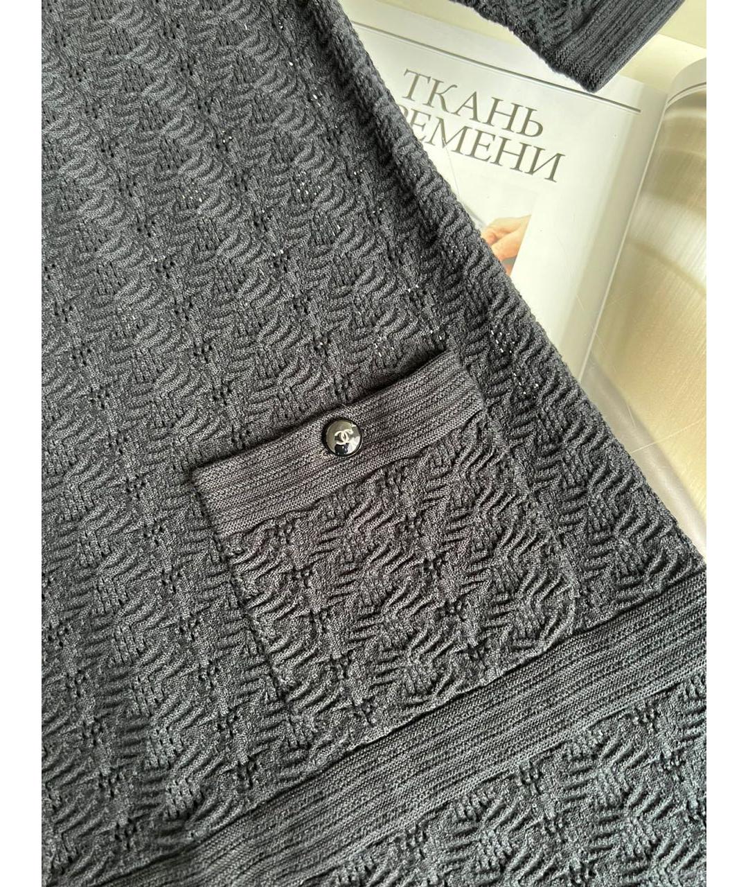 CHANEL Черное повседневное платье, фото 8