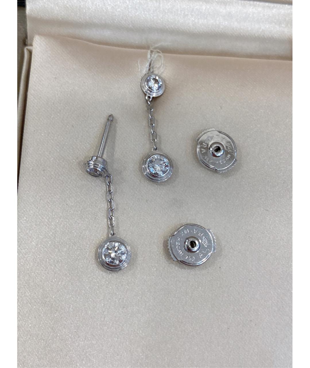 CARTIER Серебряные серьги из белого золота, фото 3