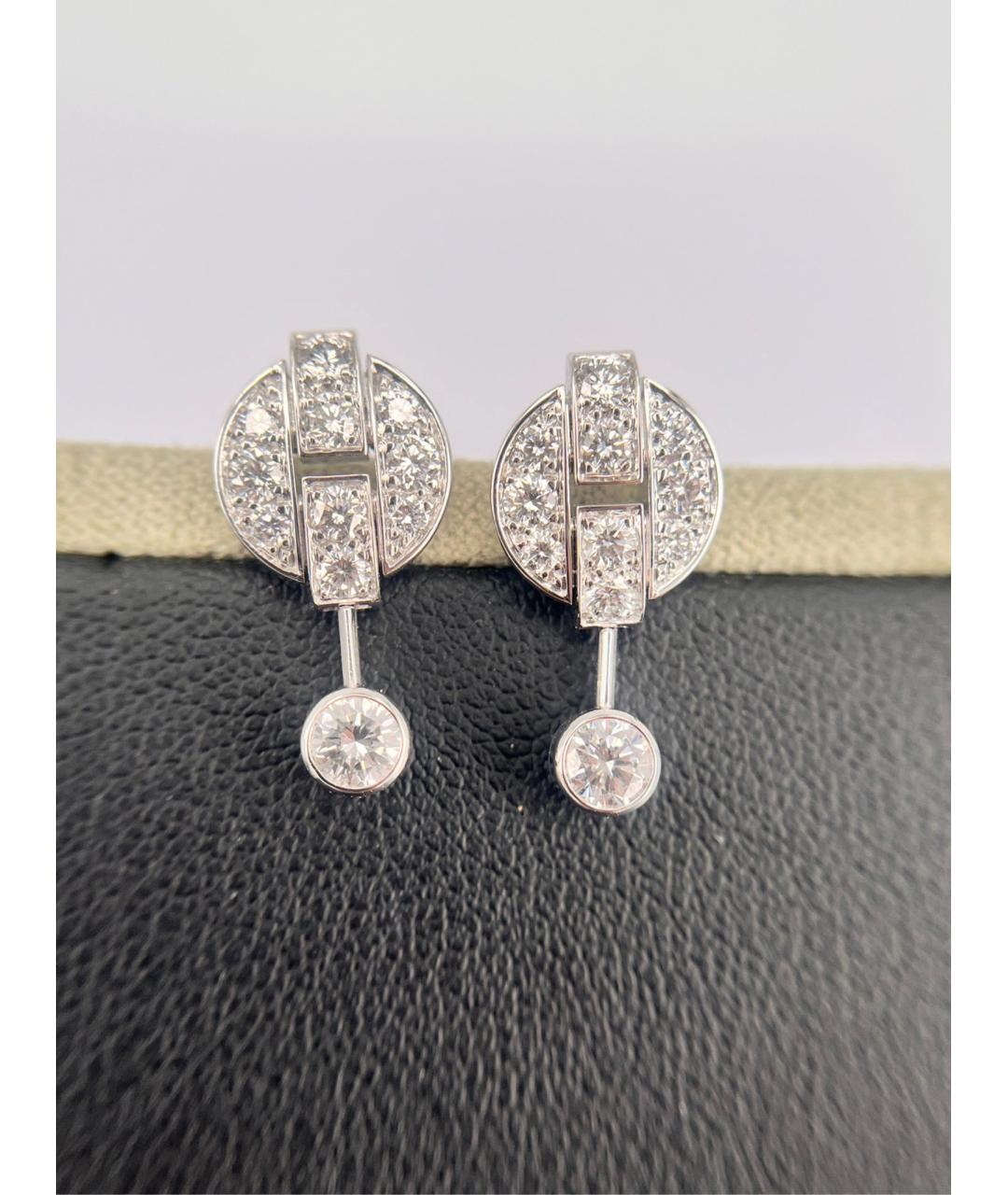 CARTIER Серебряные серьги из белого золота, фото 2