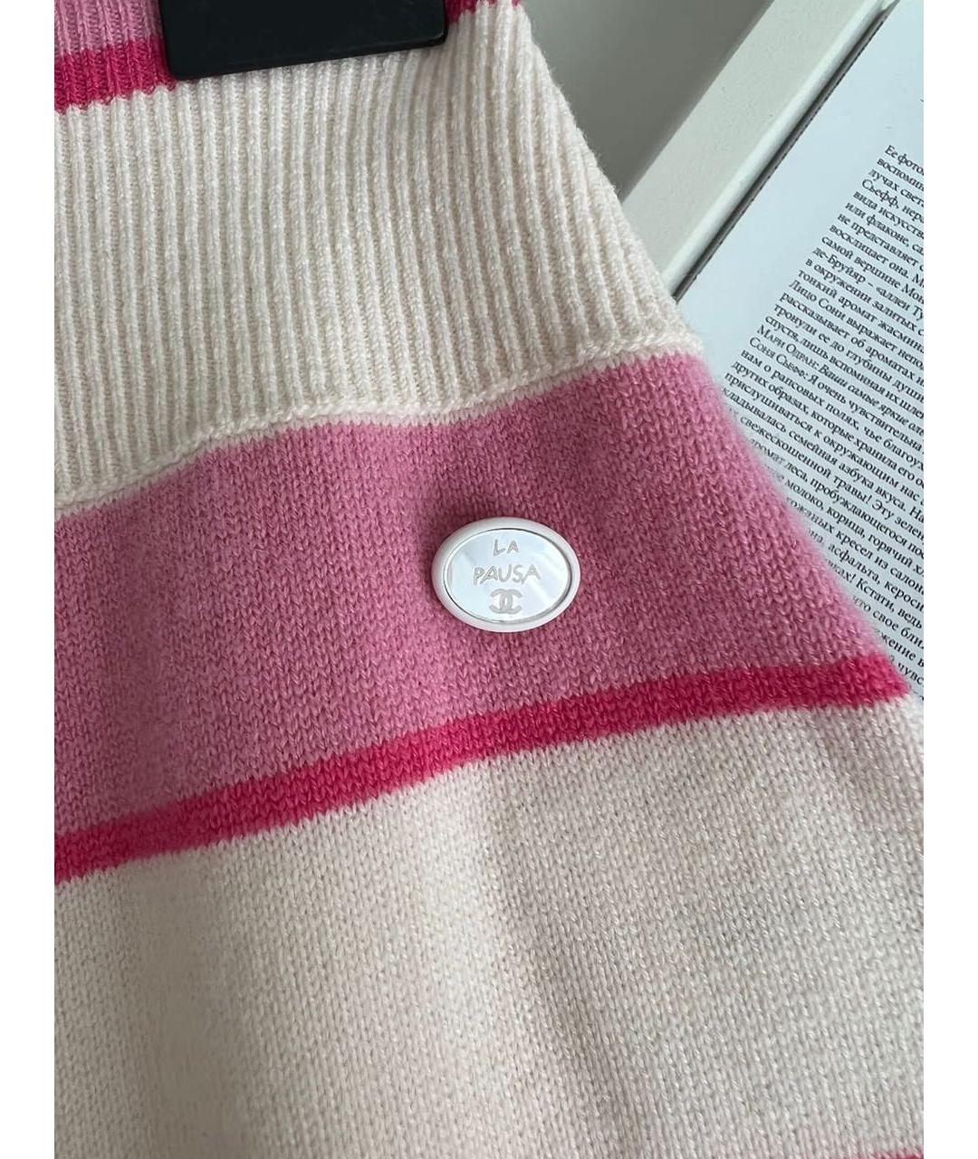 CHANEL Розовая юбка миди, фото 4