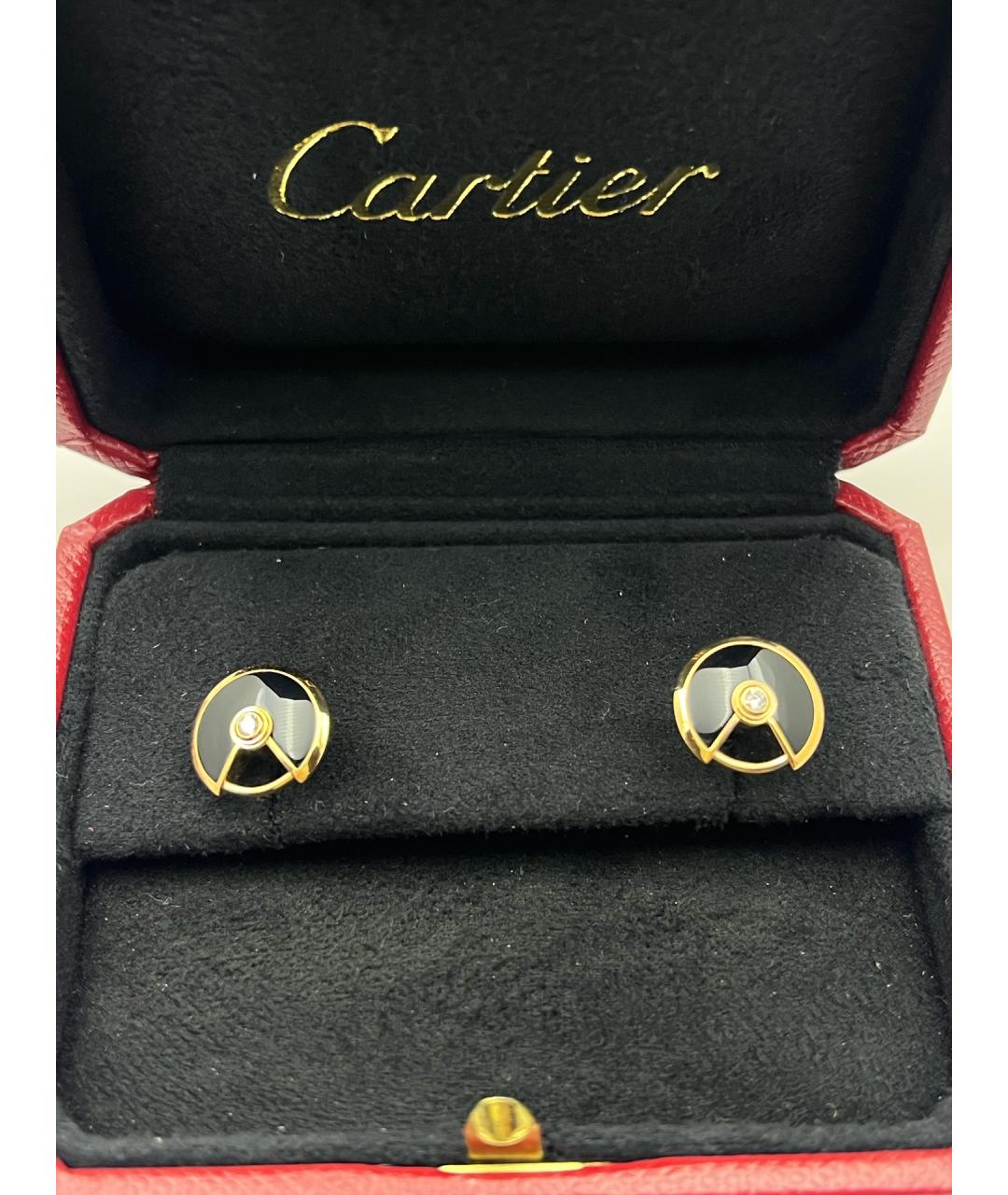 CARTIER Золотые серьги из розового золота, фото 2