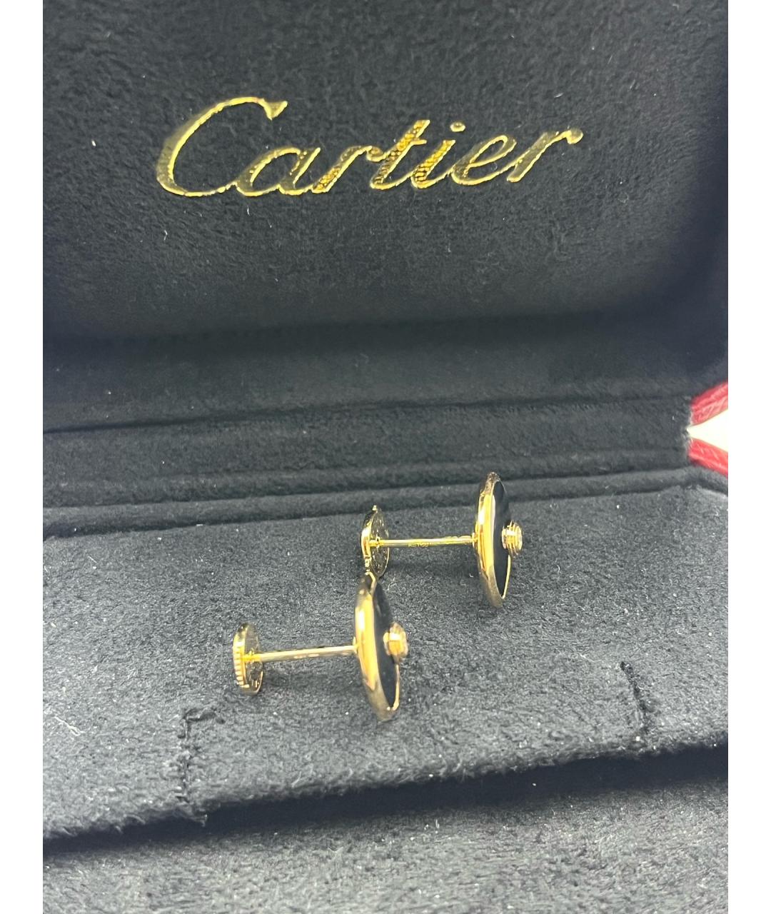 CARTIER Золотые серьги из розового золота, фото 4