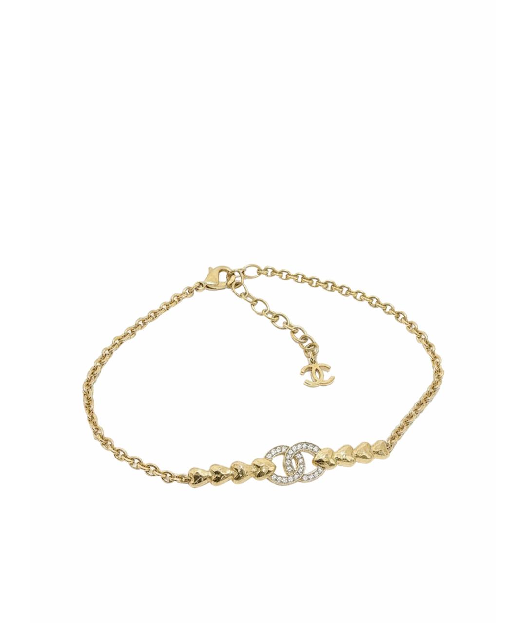 CHANEL Золотое металлическое колье, фото 1