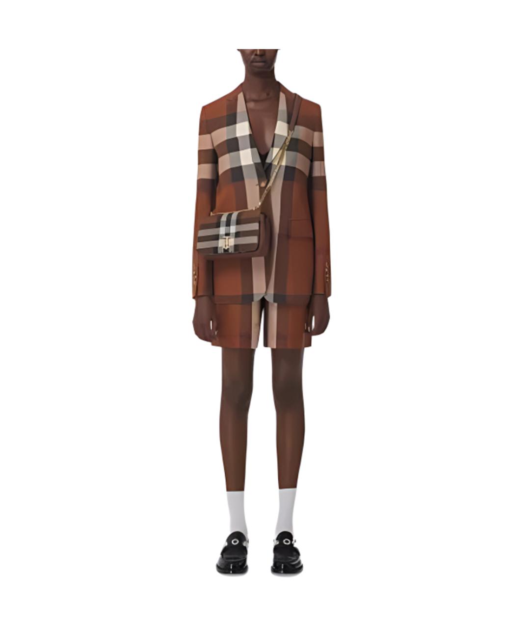 BURBERRY Коричневый жакет/пиджак, фото 3