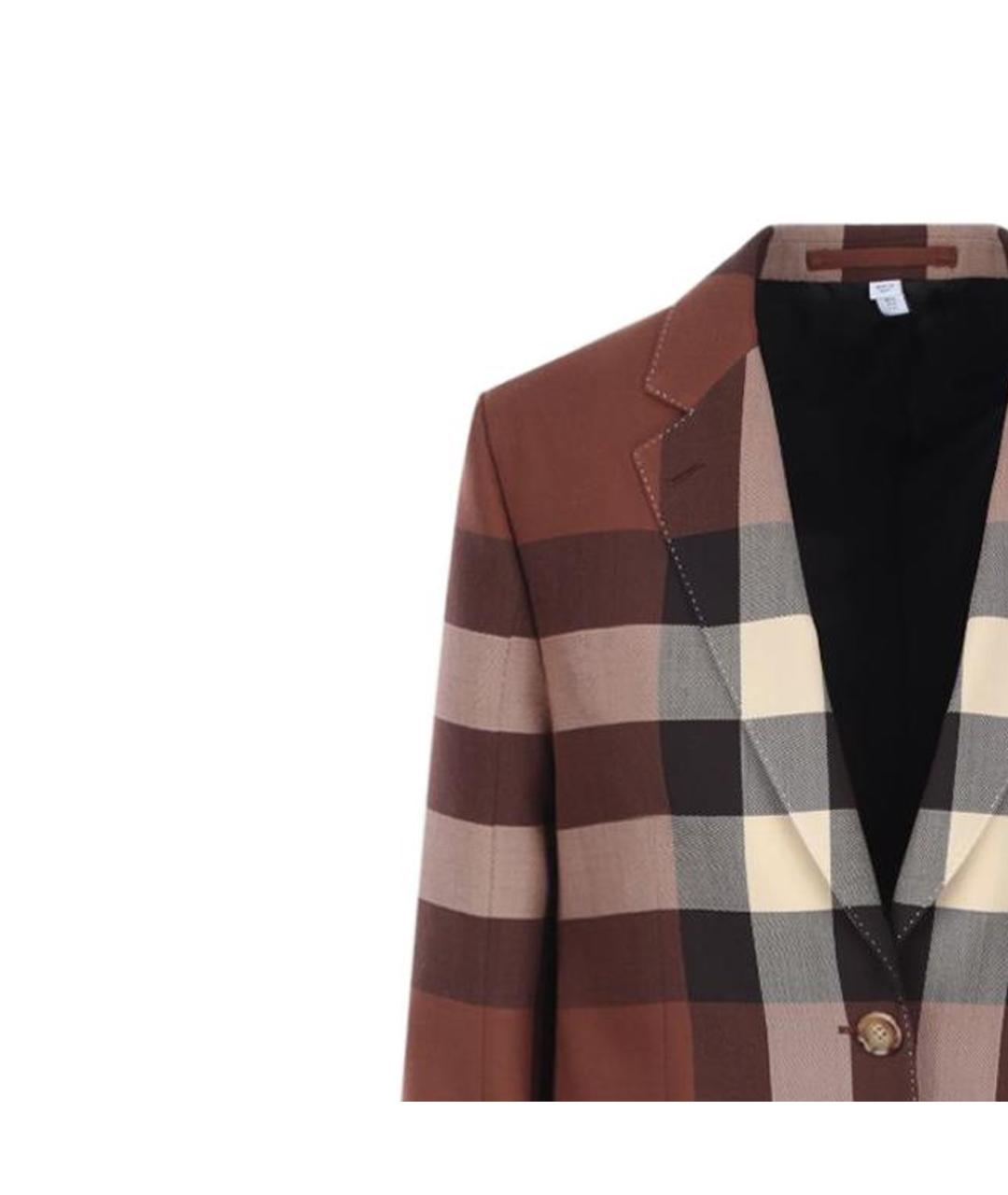 BURBERRY Коричневый жакет/пиджак, фото 5