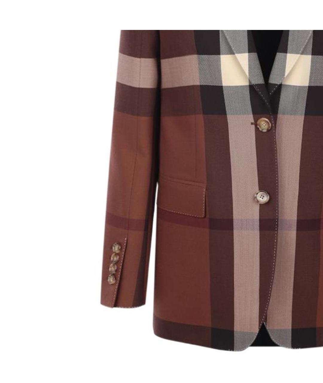 BURBERRY Коричневый жакет/пиджак, фото 6