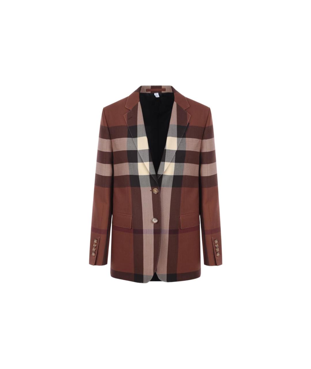 BURBERRY Коричневый жакет/пиджак, фото 1