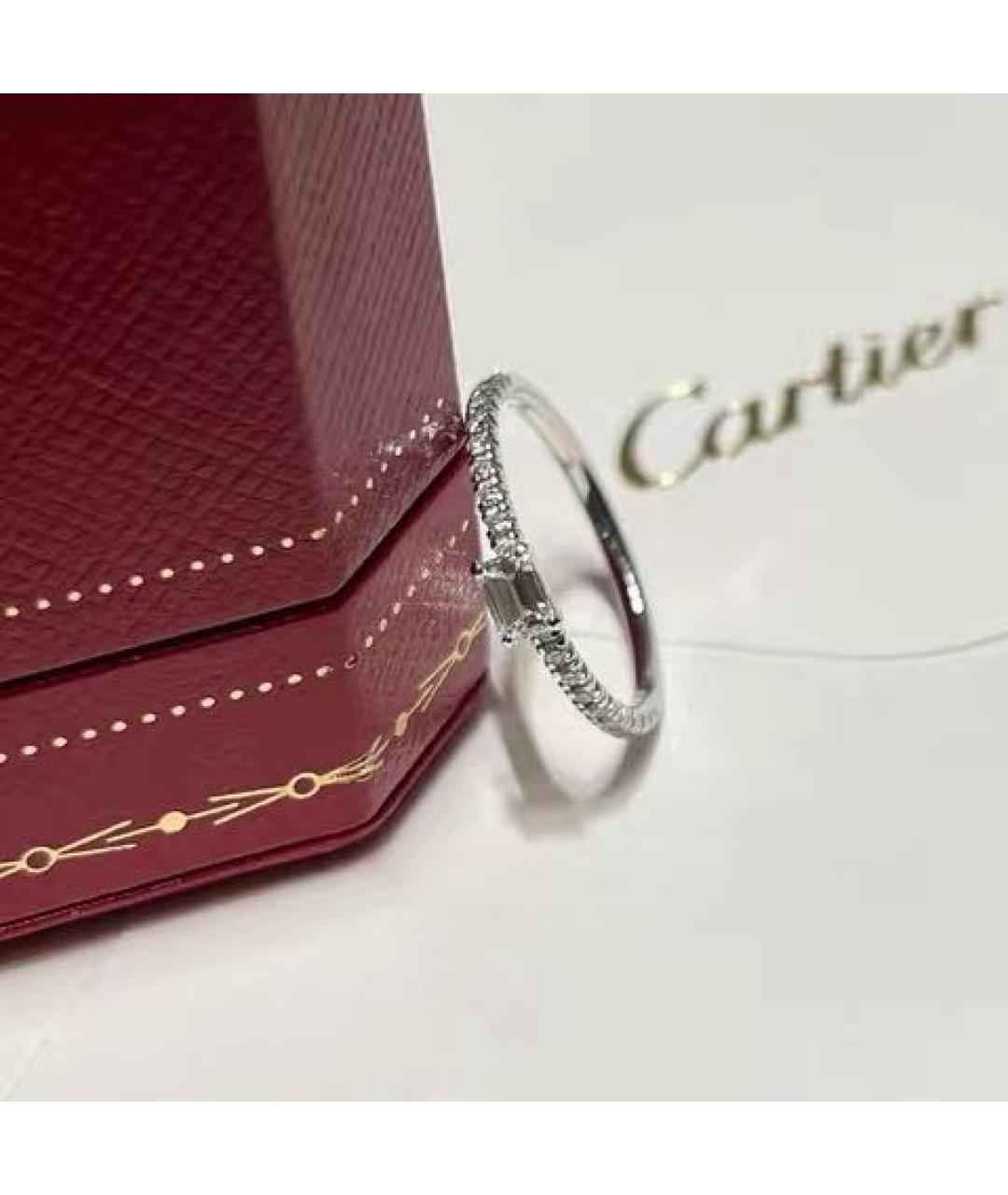 CARTIER Белое кольцо из белого золота, фото 3