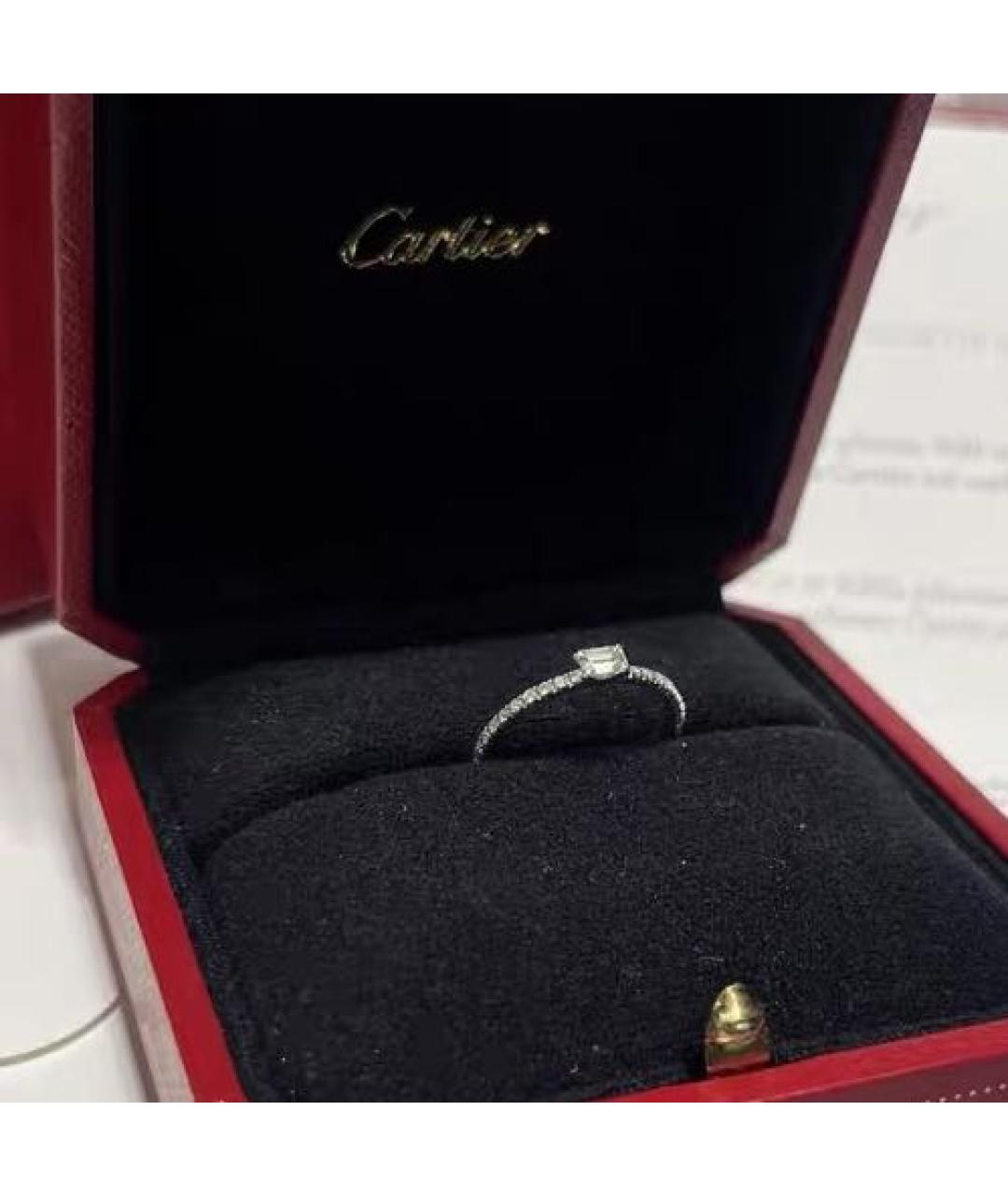 CARTIER Белое кольцо из белого золота, фото 4