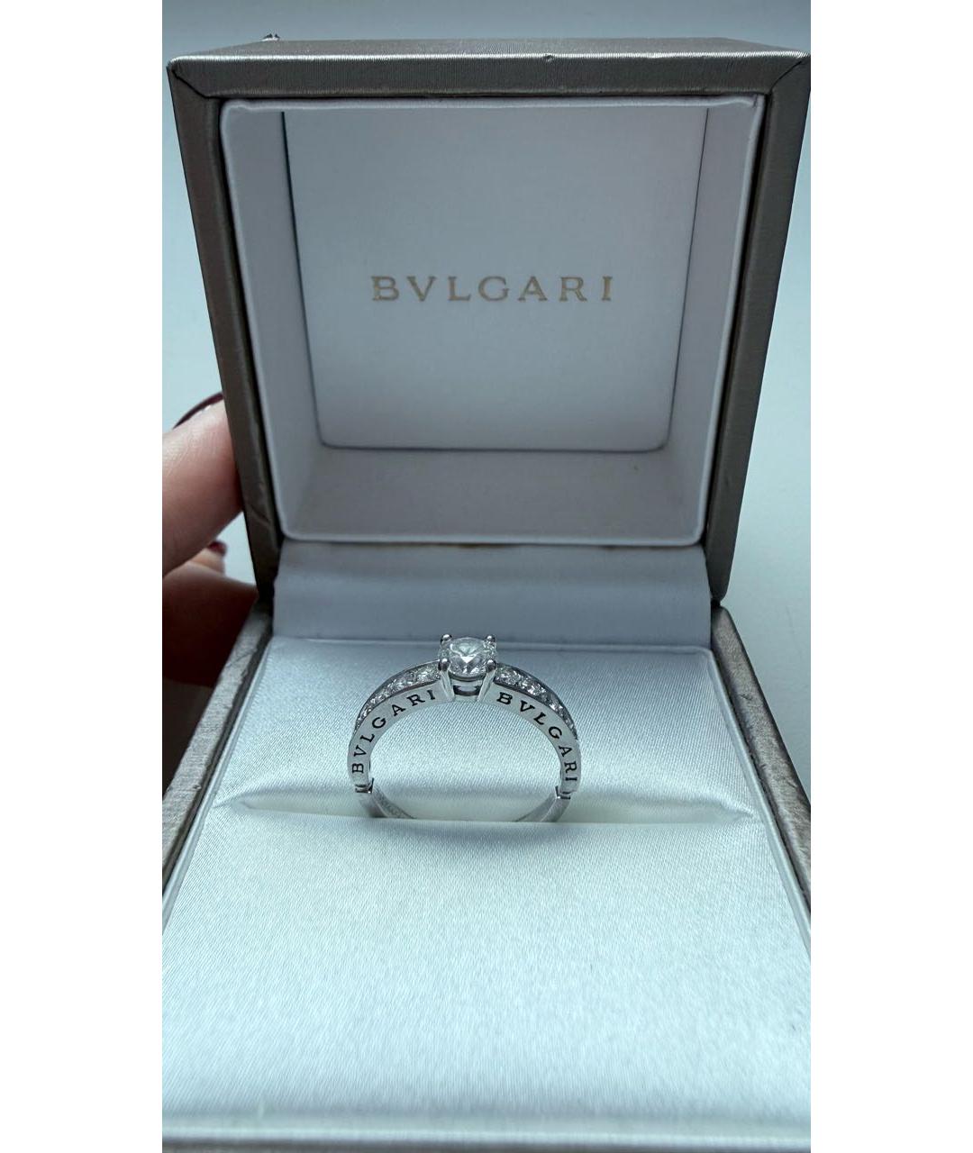 BVLGARI Белое платиновое кольцо, фото 2