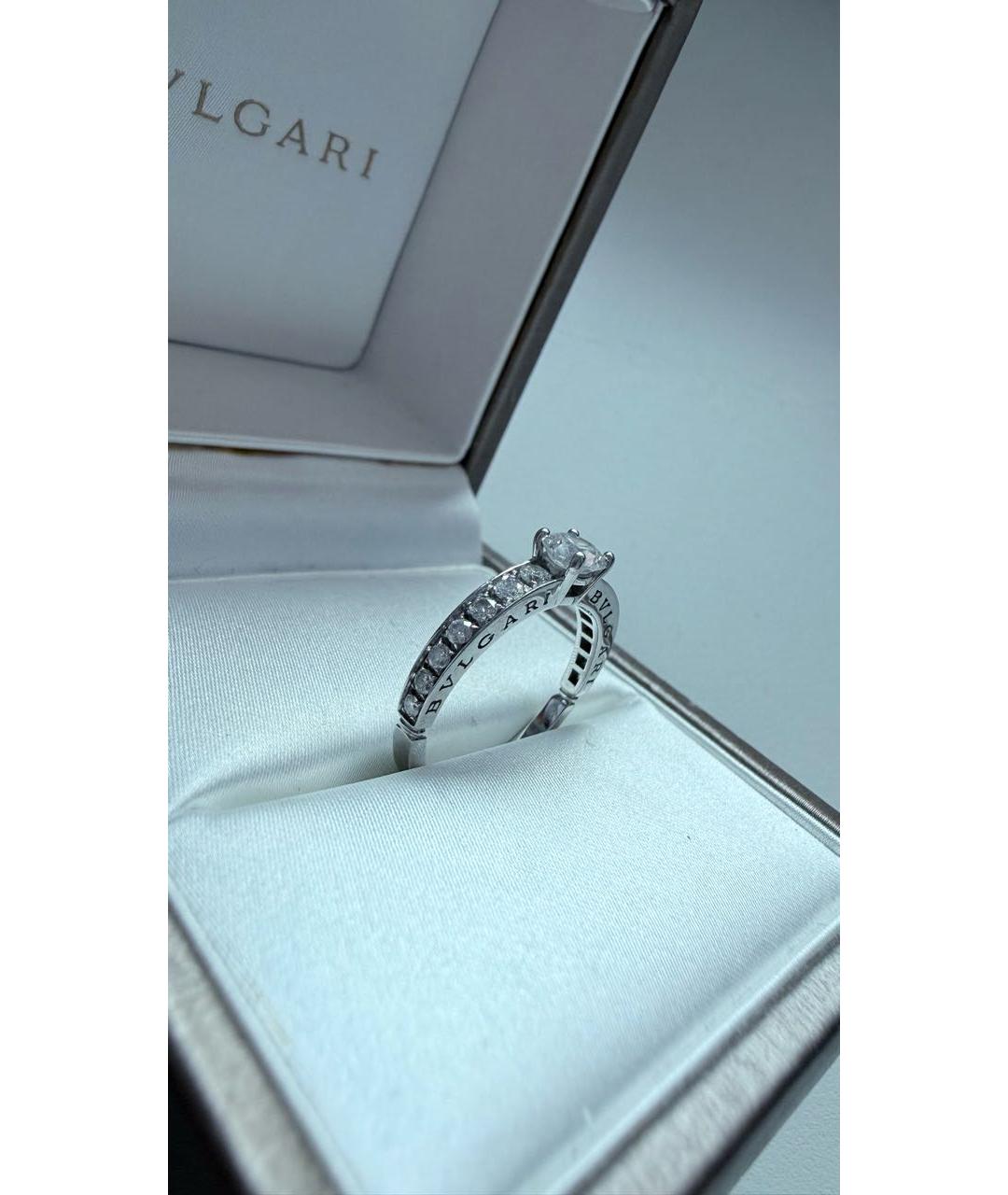 BVLGARI Белое платиновое кольцо, фото 4
