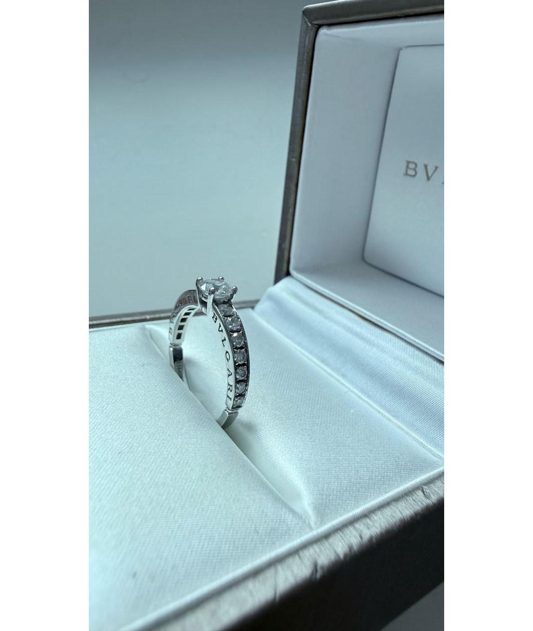 BVLGARI Белое платиновое кольцо, фото 3