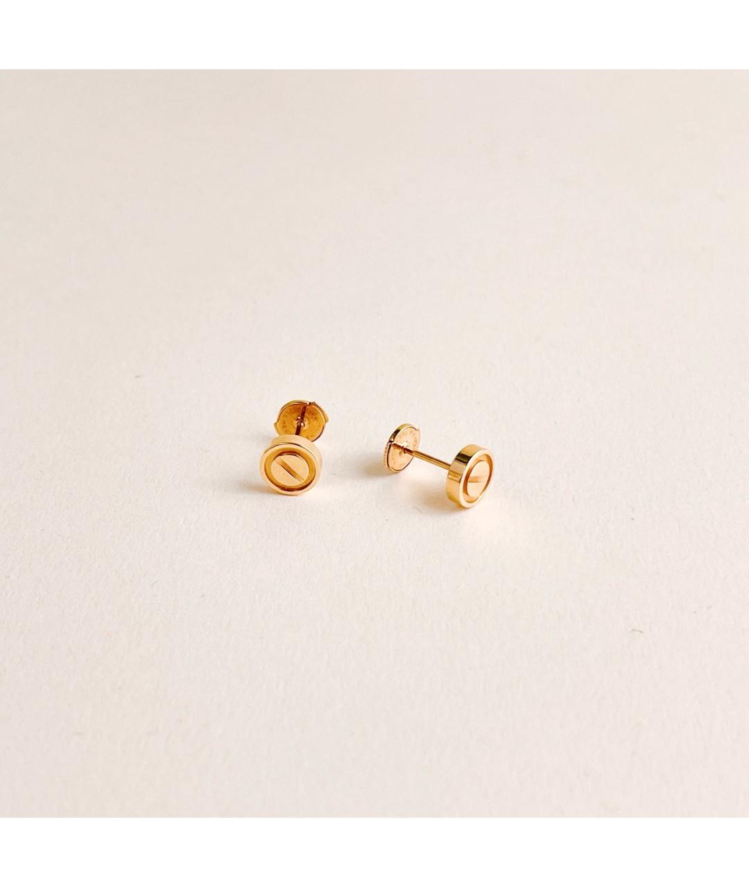 CARTIER Золотые серьги из желтого золота, фото 2
