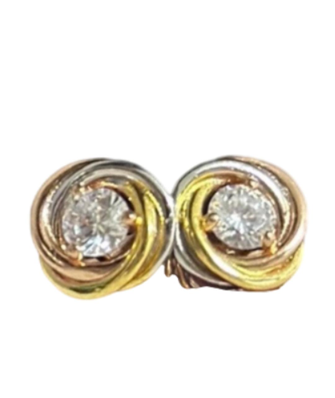 CARTIER Золотые серьги, фото 1