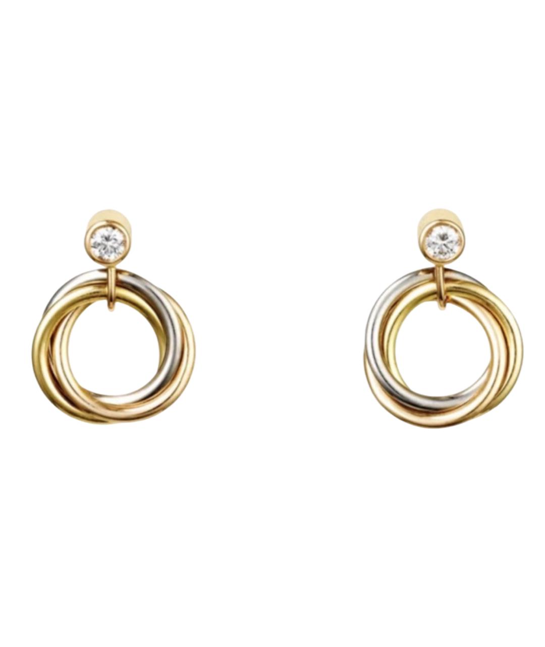 CARTIER Золотые серьги, фото 1
