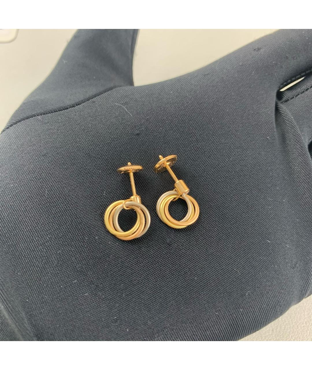 CARTIER Золотые серьги, фото 3