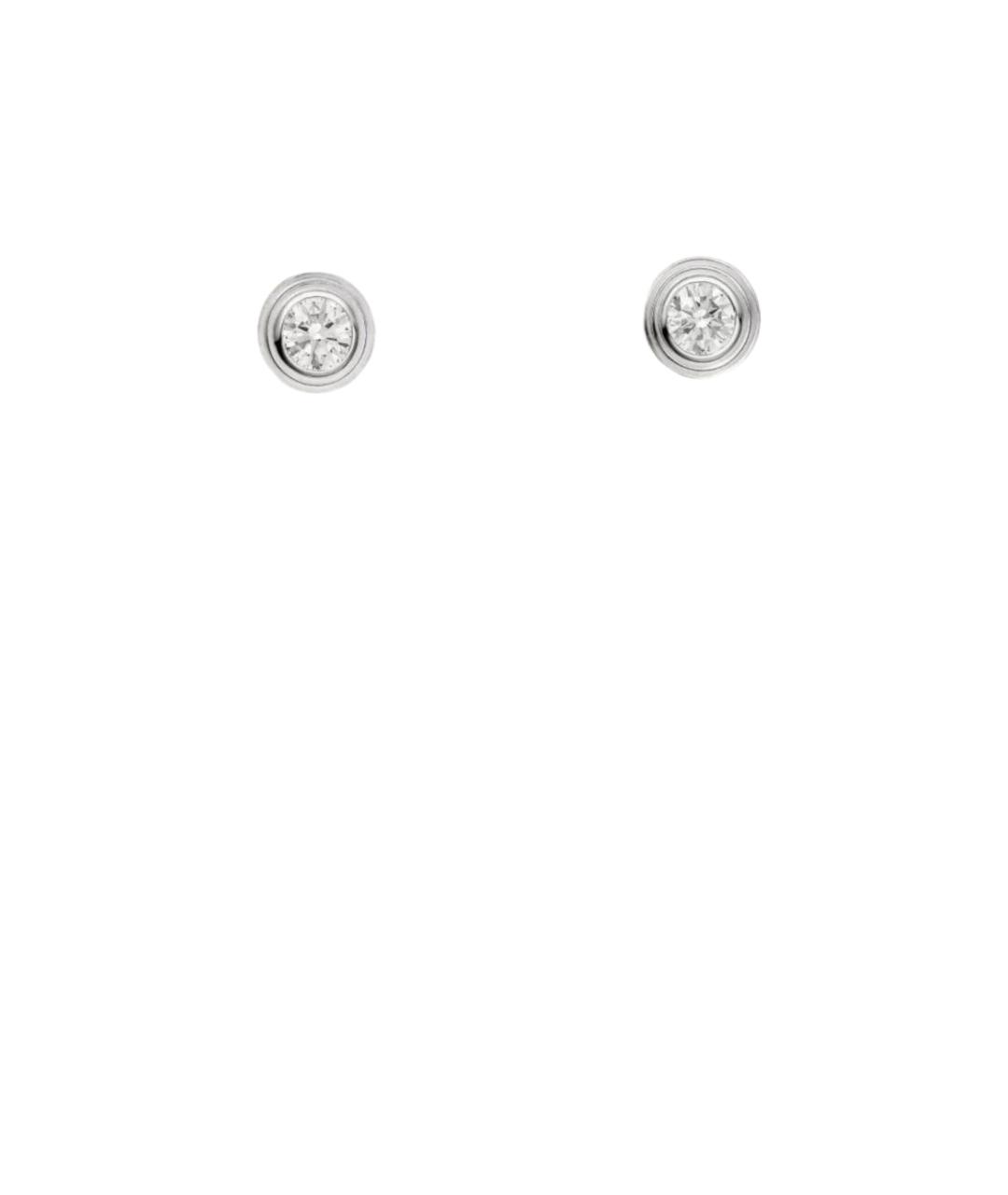 CARTIER Серебряные серьги из белого золота, фото 5