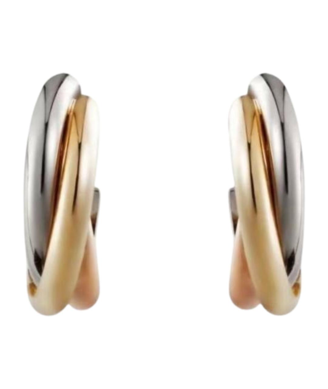 CARTIER Золотые серьги, фото 1