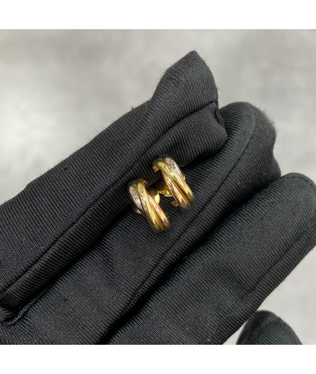 CARTIER Золотые серьги, фото 2