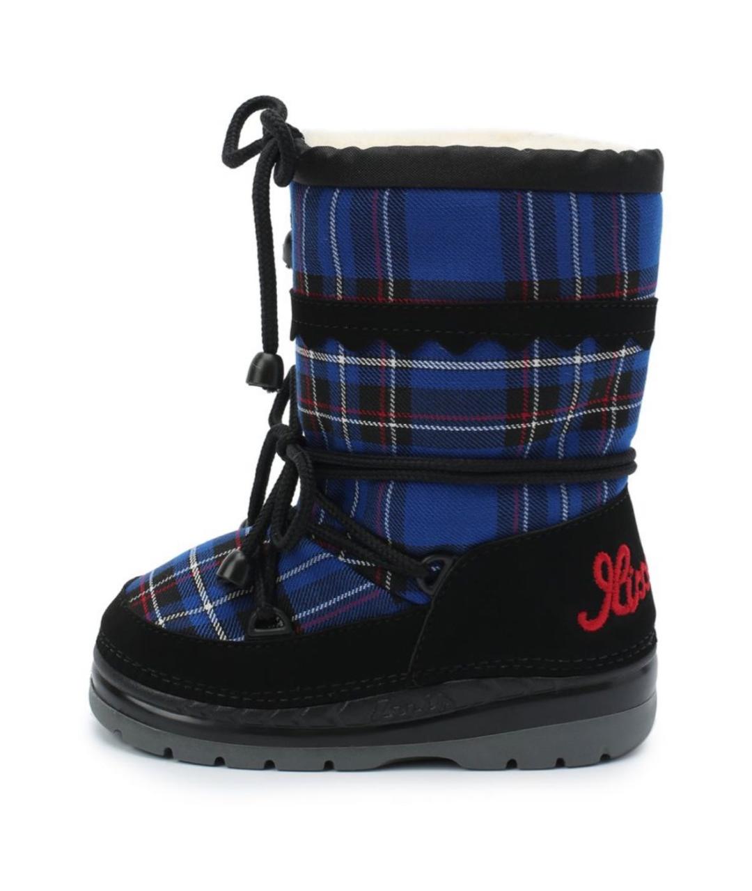 MOON BOOT Синие сапоги, фото 9