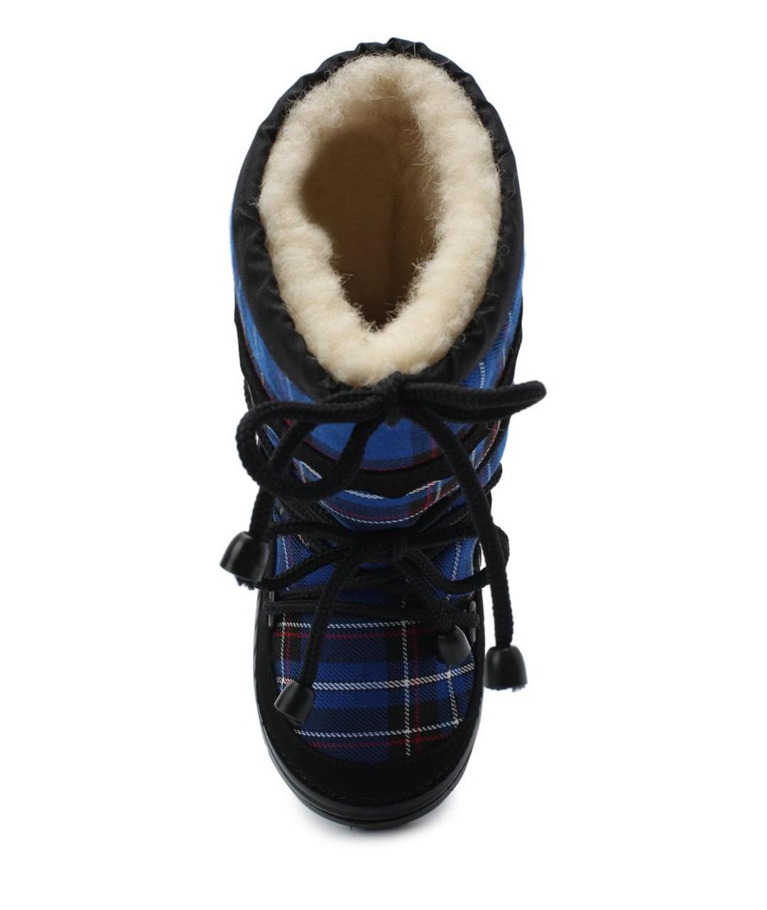 MOON BOOT Синие сапоги, фото 4