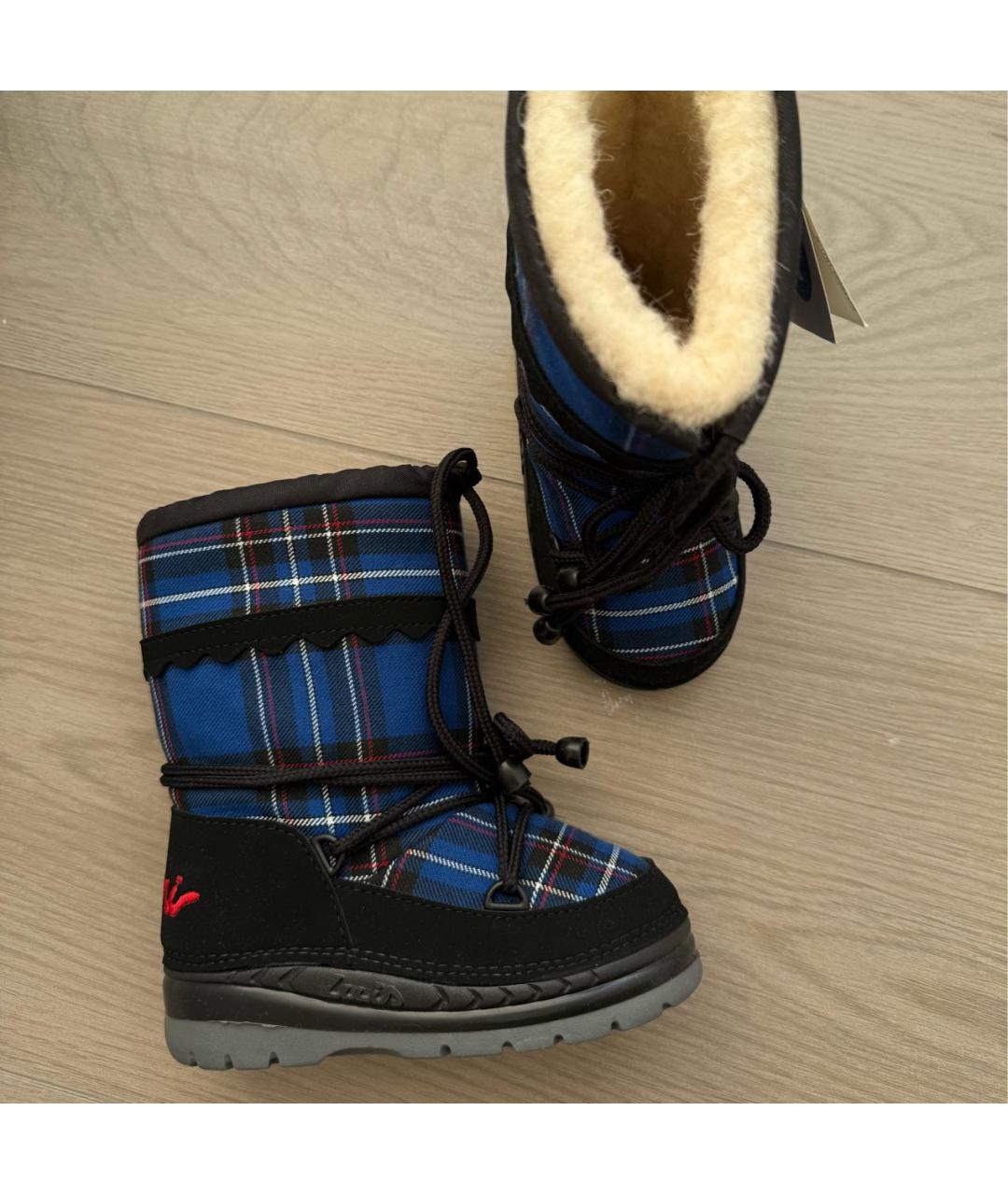 MOON BOOT Синие сапоги, фото 8