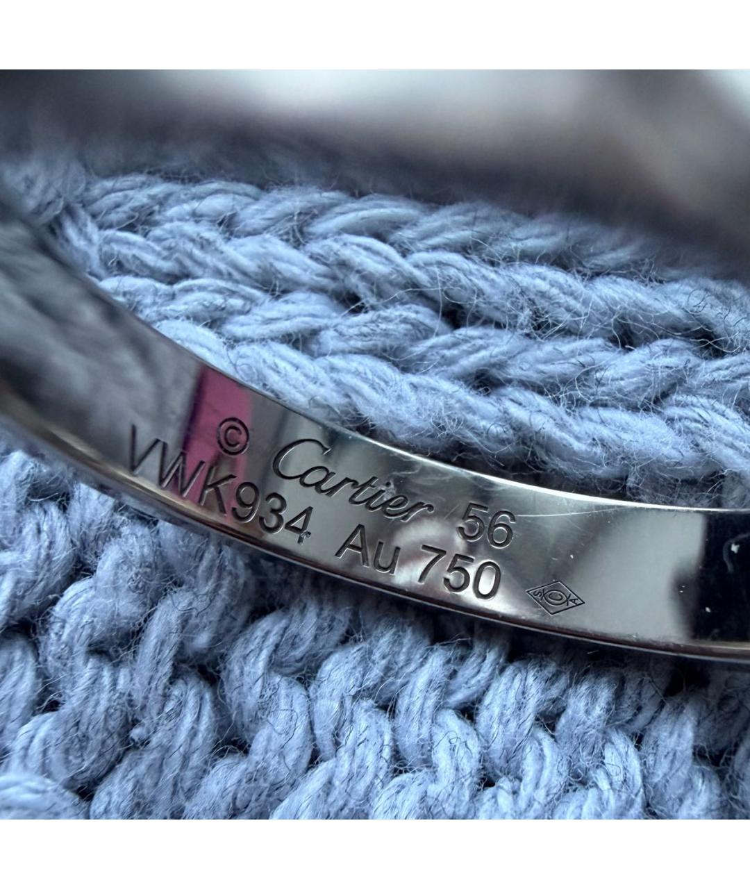 CARTIER Серое кольцо из белого золота, фото 6