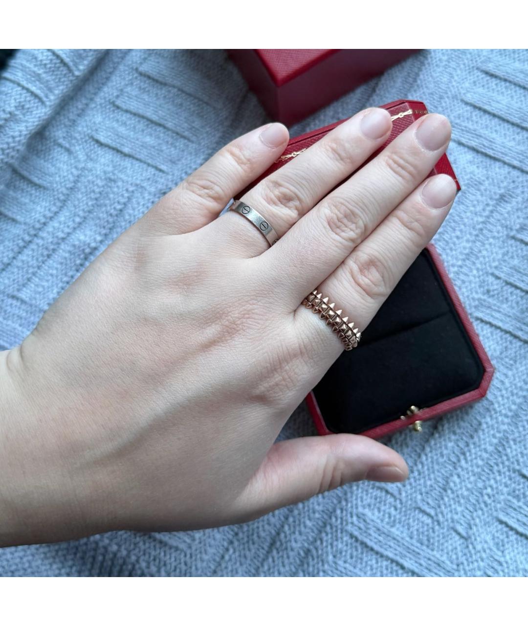 CARTIER Серое кольцо из белого золота, фото 7