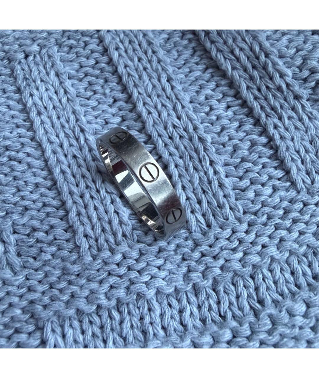 CARTIER Серое кольцо из белого золота, фото 4