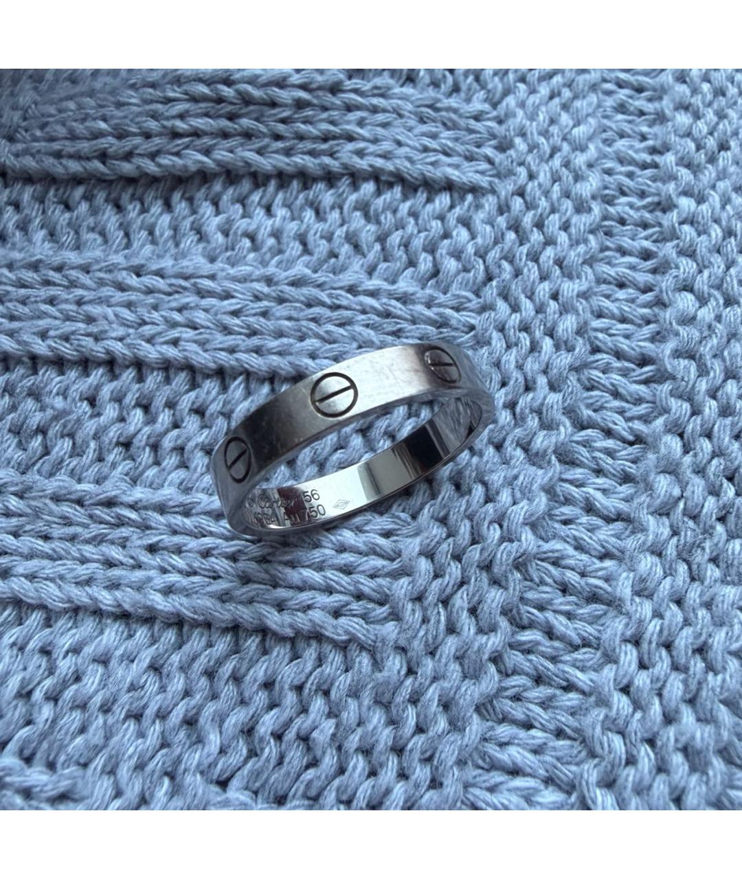 CARTIER Серое кольцо из белого золота, фото 3