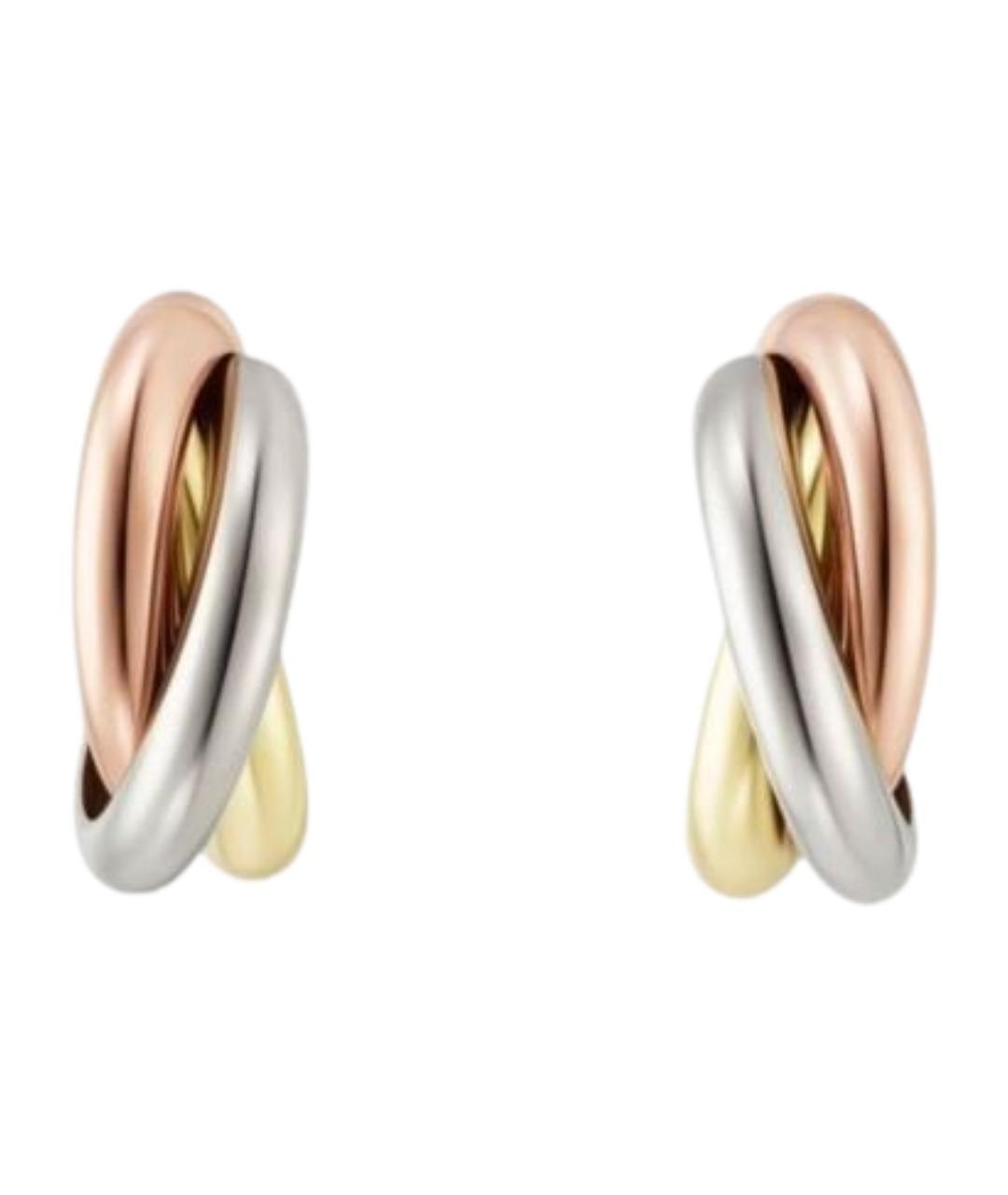 CARTIER Золотые серьги, фото 1