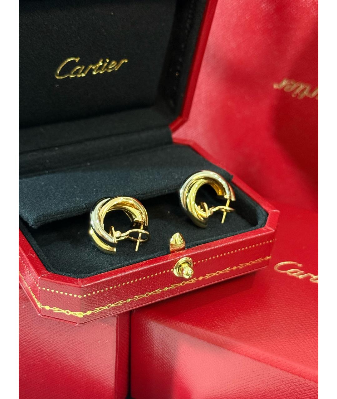 CARTIER Золотые серьги, фото 3