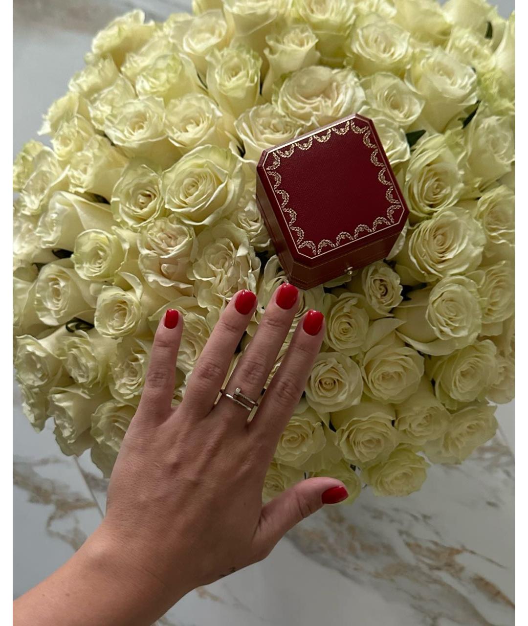 CARTIER Белое кольцо из белого золота, фото 8