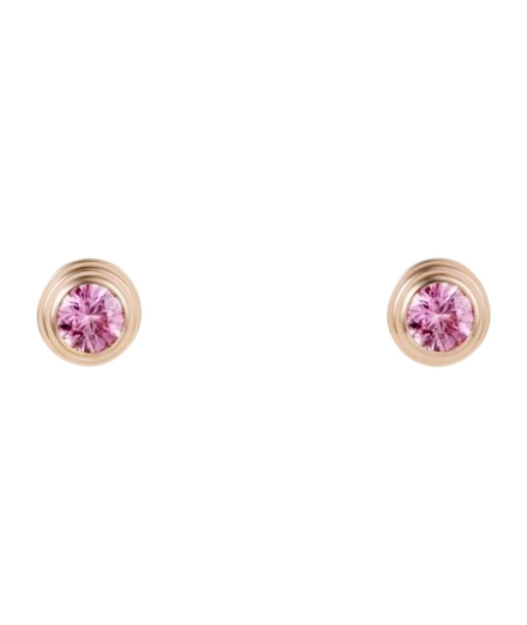 CARTIER Золотые серьги из розового золота, фото 1