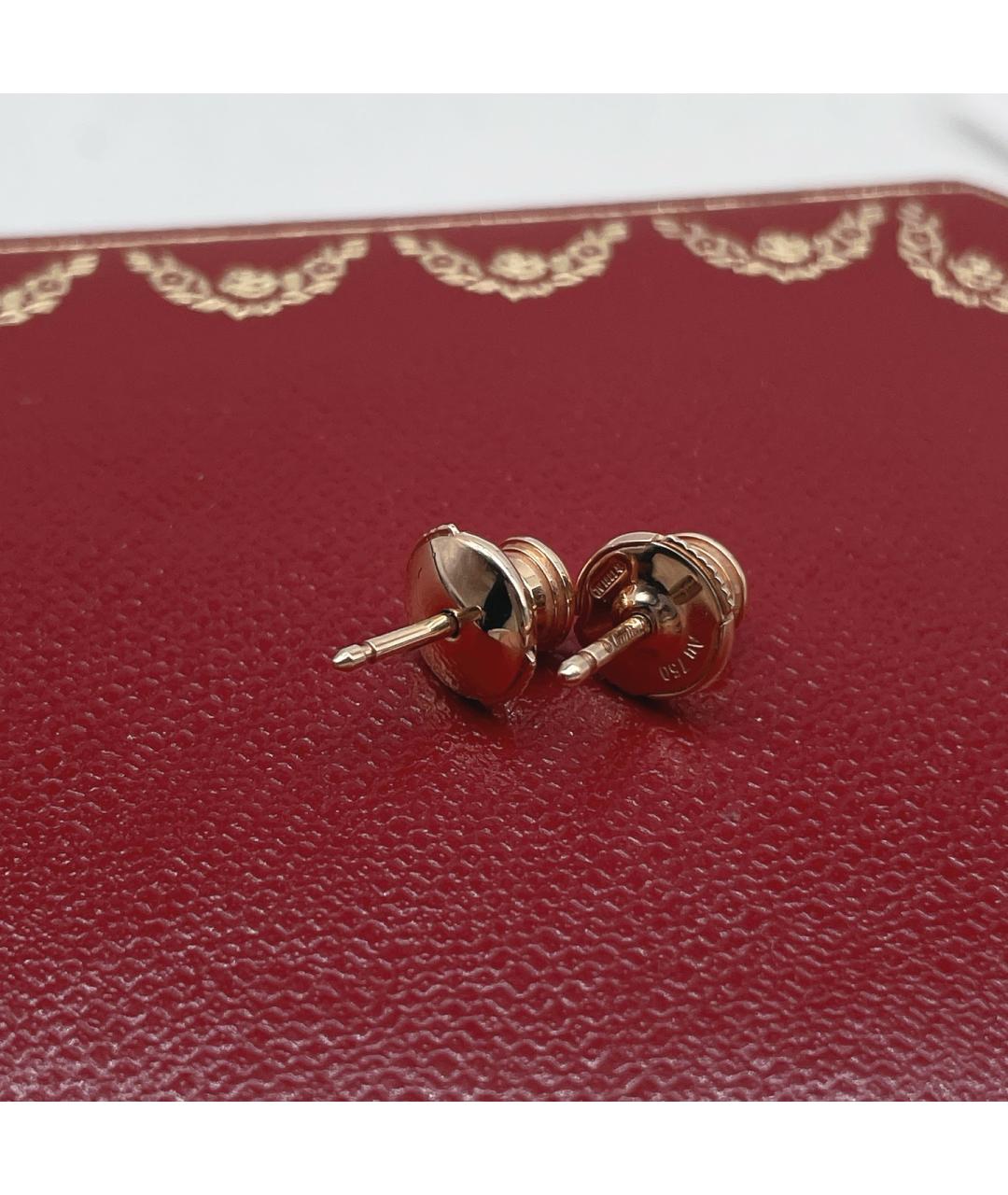 CARTIER Золотые серьги из розового золота, фото 3