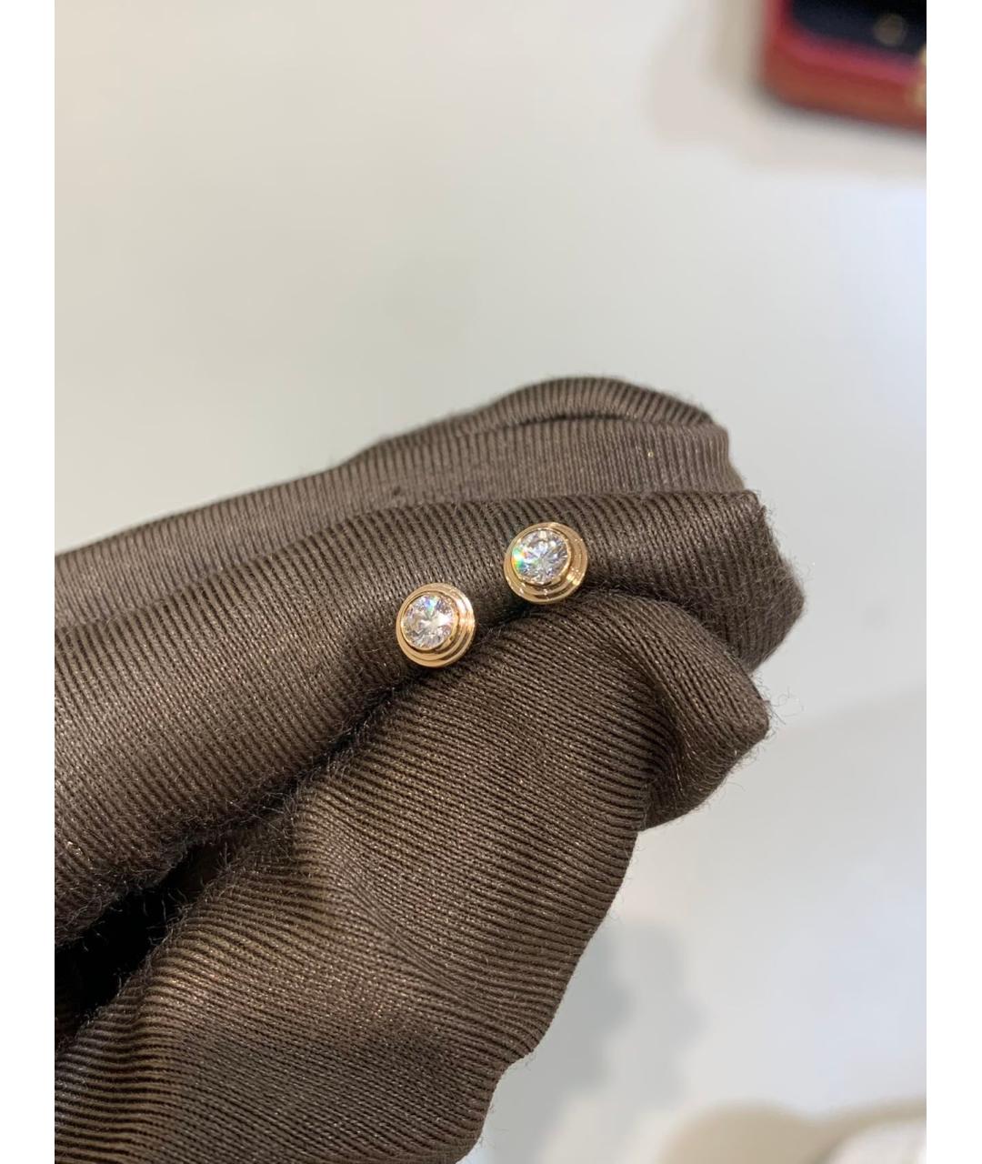 CARTIER Золотые серьги из розового золота, фото 3
