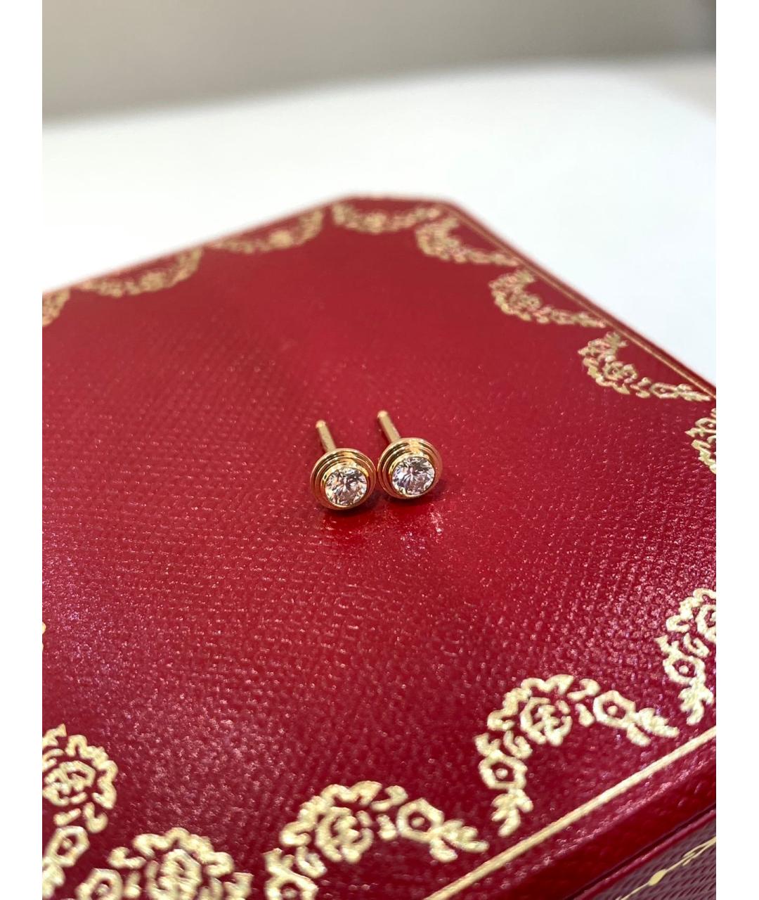 CARTIER Золотые серьги из розового золота, фото 4