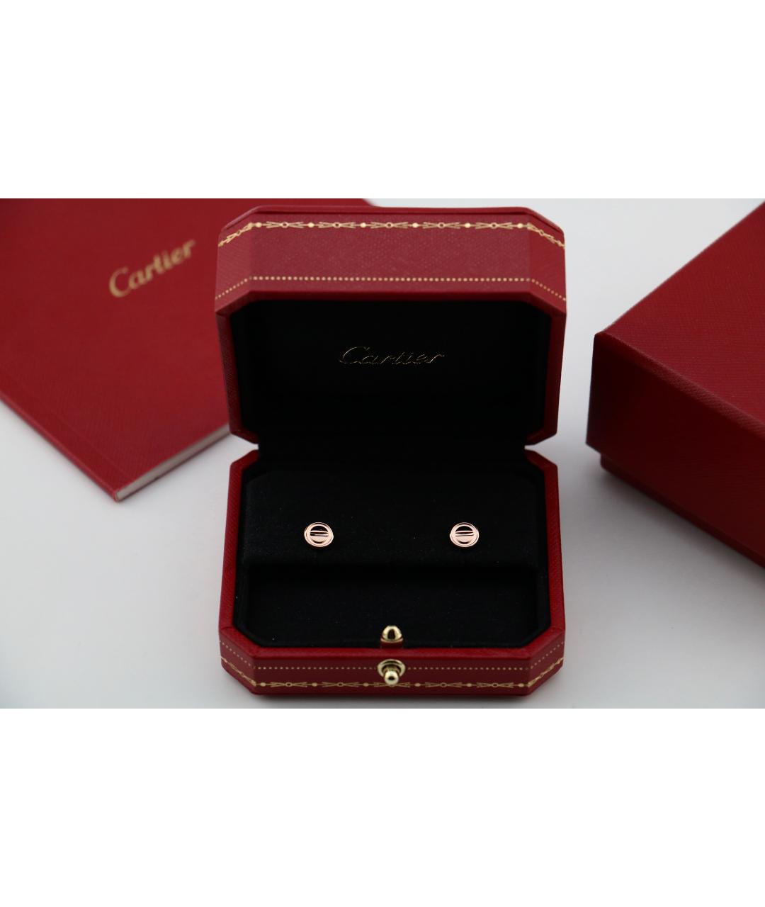 CARTIER Золотые серьги из розового золота, фото 2