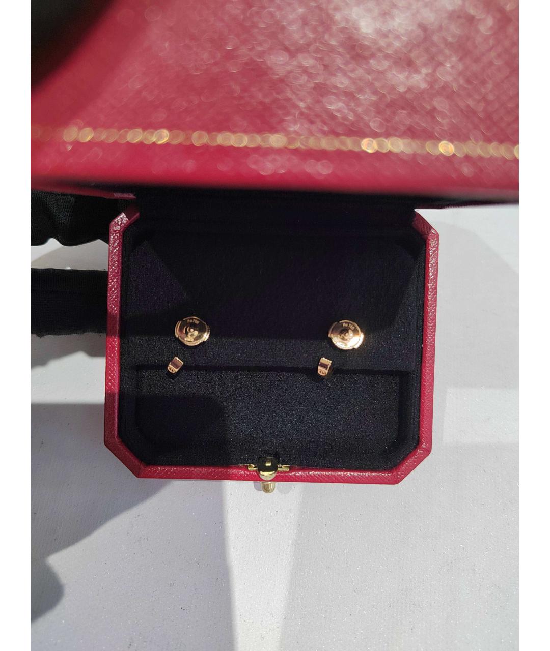 CARTIER Золотые серьги из розового золота, фото 4