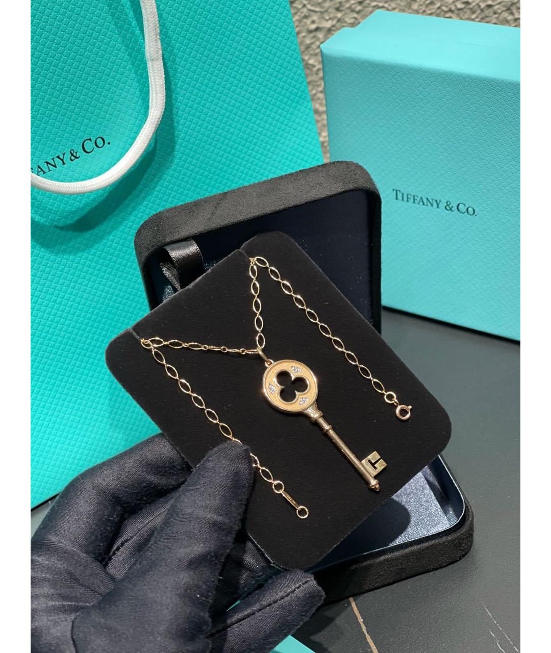 TIFFANY&CO Розовое колье из розового золота, фото 4