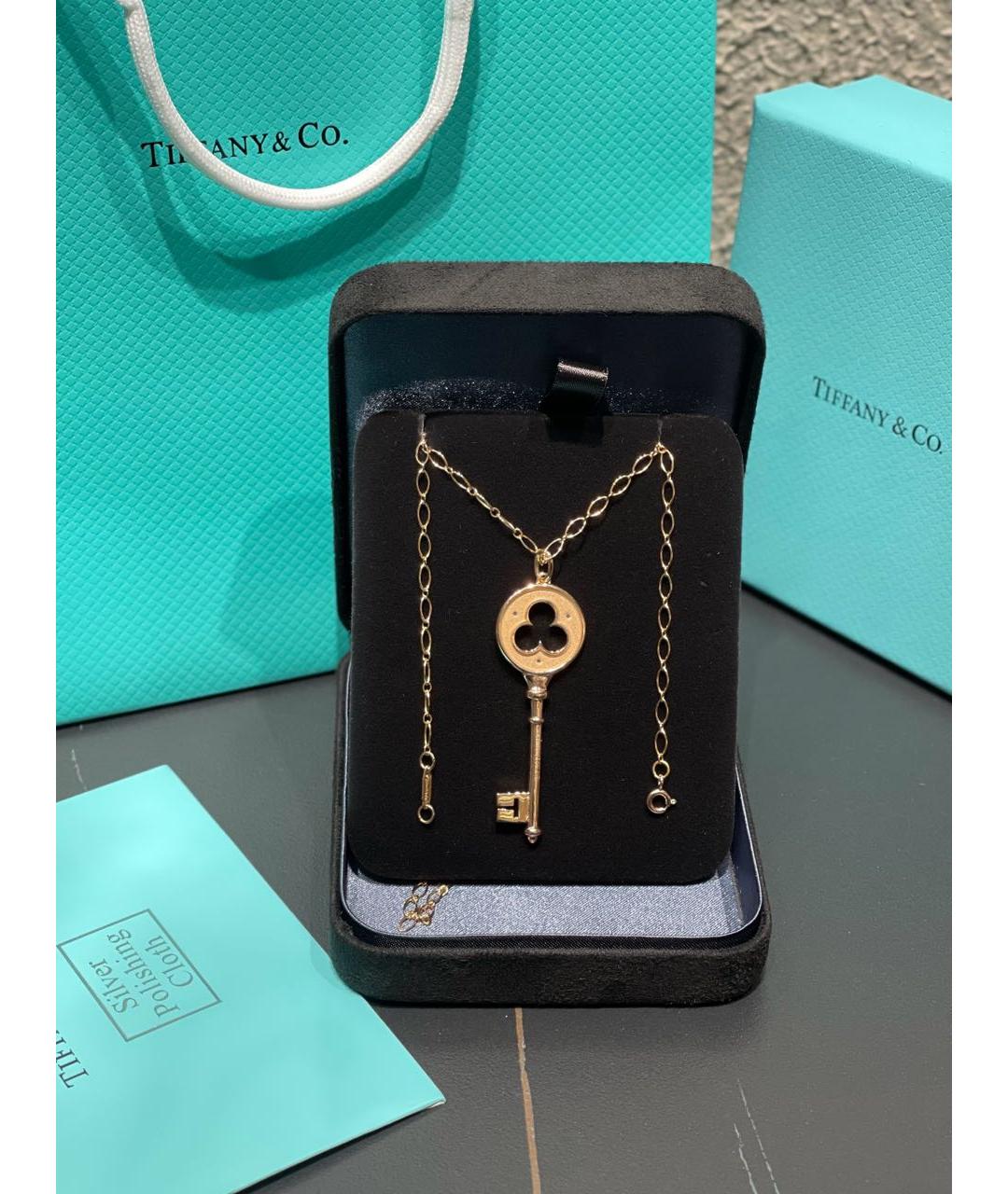 TIFFANY&CO Розовое колье из розового золота, фото 5