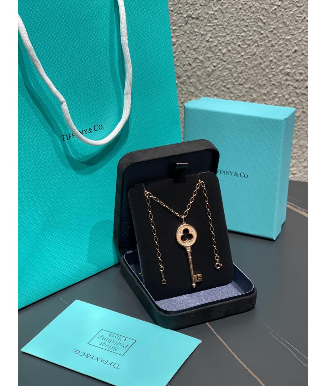 TIFFANY&CO Розовое колье из розового золота, фото 7