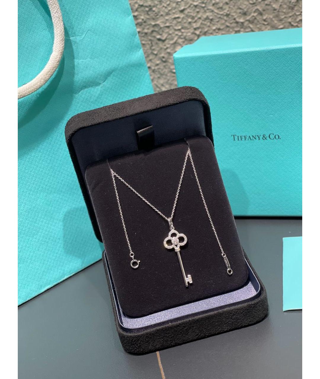 TIFFANY&CO Белое колье из белого золота, фото 5
