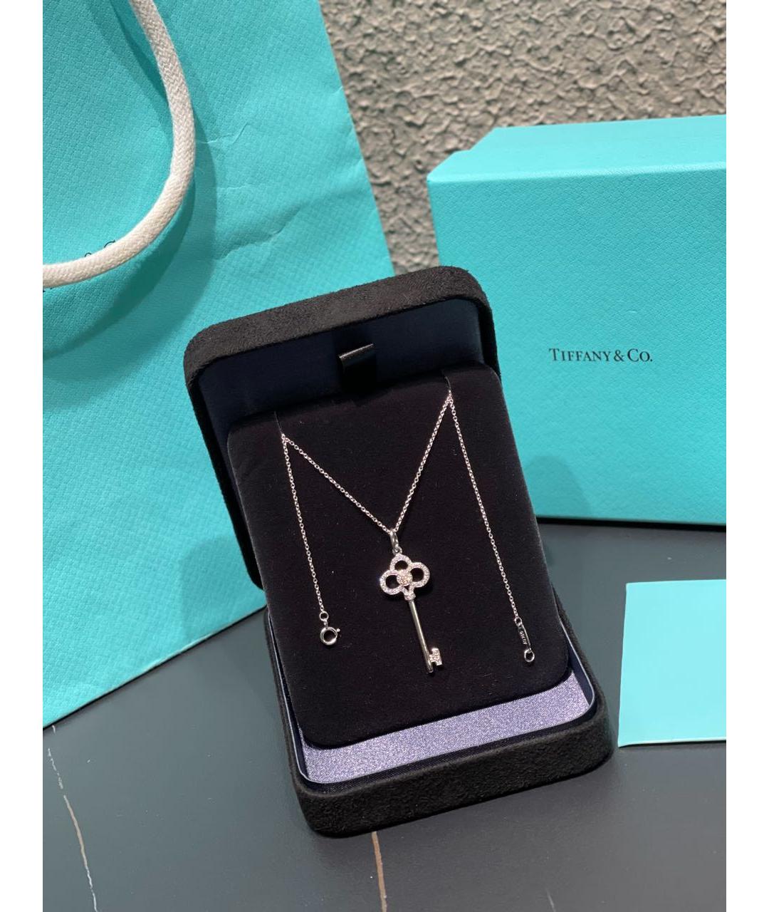TIFFANY&CO Белое колье из белого золота, фото 2